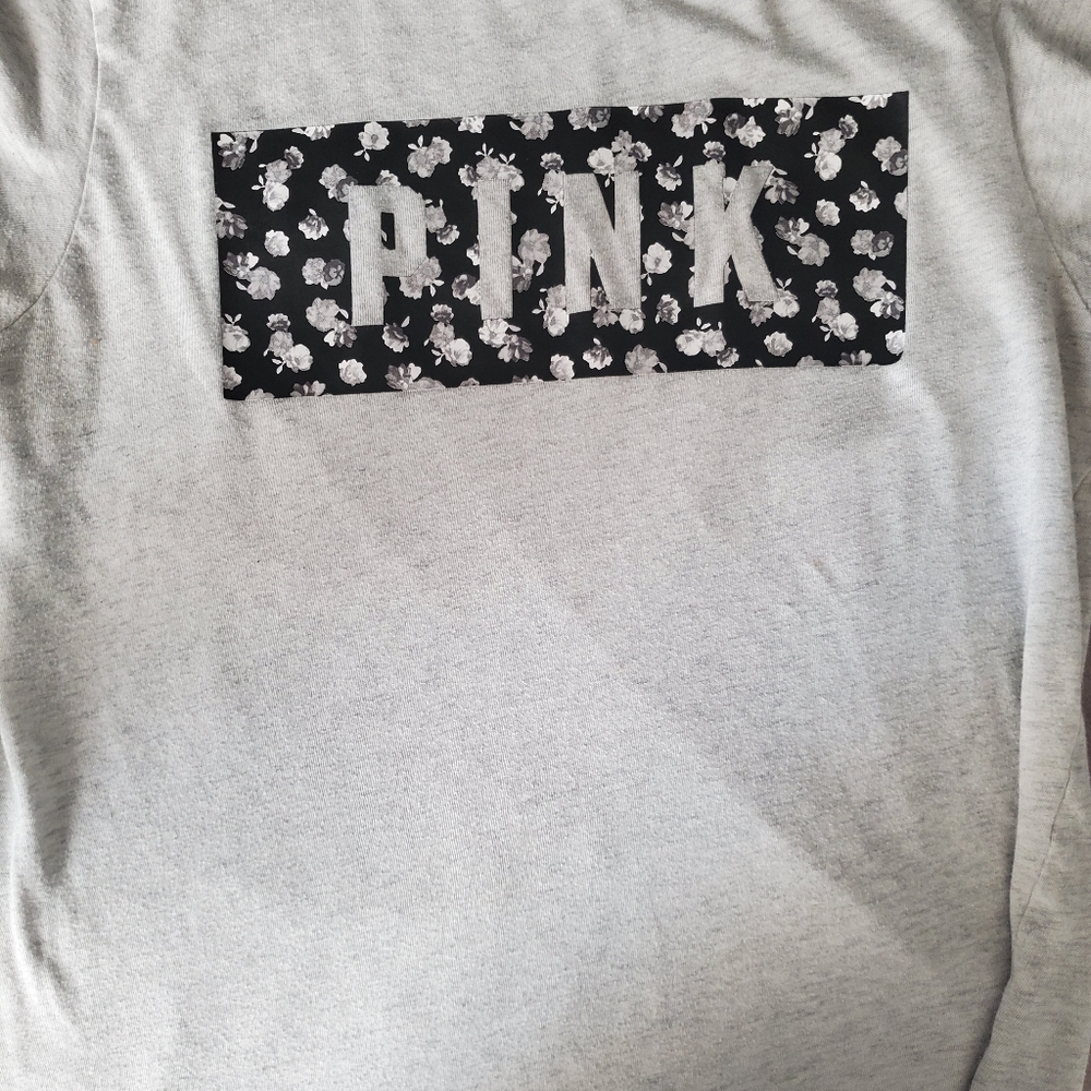 PINK logo tee